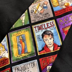 Nicole Miller Tie Timeless Elvis 1993 Magazines